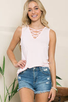 Chest Criss cross Tank top