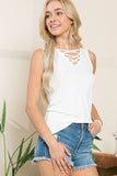 Chest Criss cross Tank top