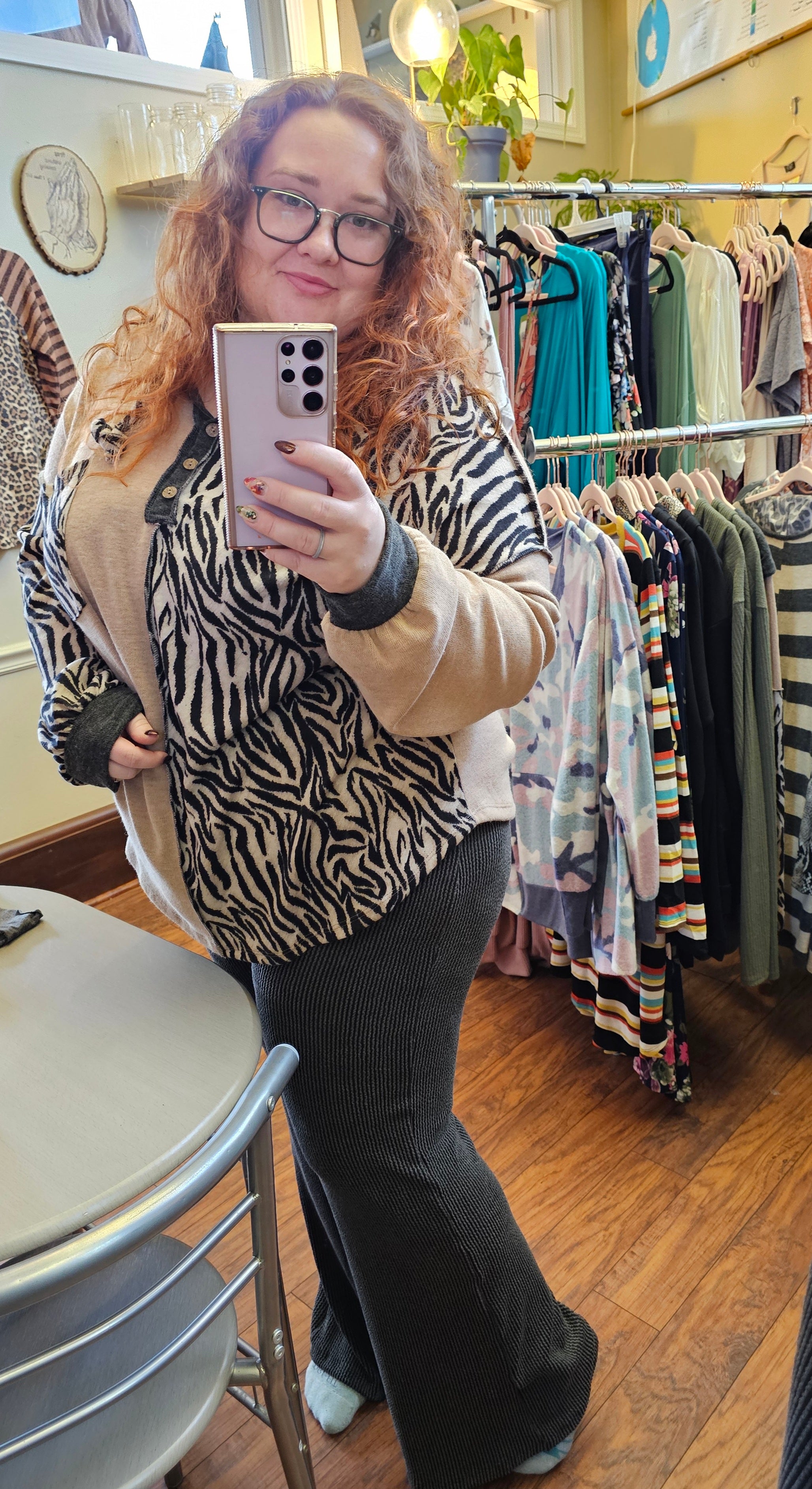 Urban Ribbed Roxy Pant Charcoal