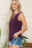 Chest Criss cross Tank top