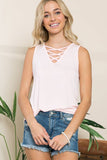 Chest Criss cross Tank top