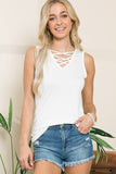 Chest Criss cross Tank top