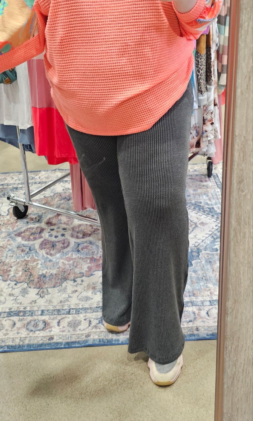 Urban Ribbed Roxy Pant Charcoal