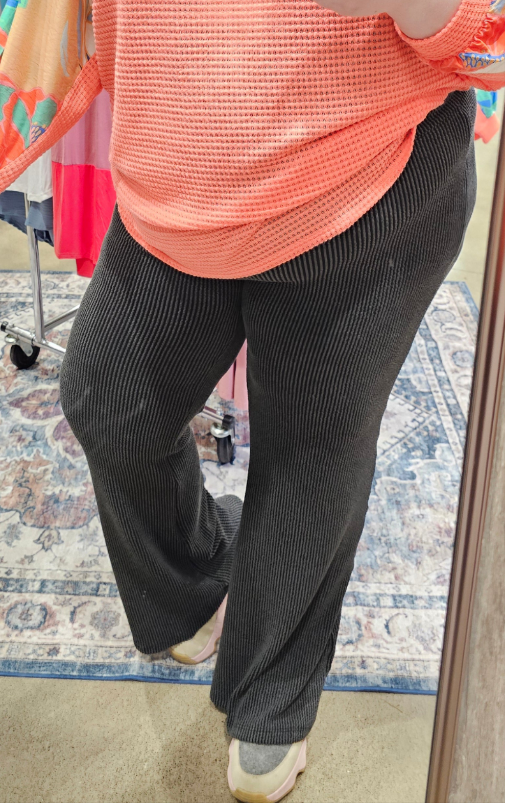 Urban Ribbed Roxy Pant Charcoal