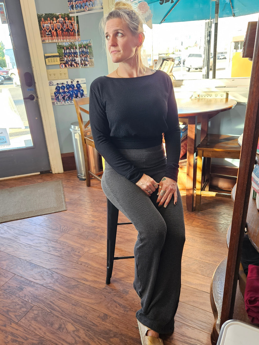 Urban Ribbed Cropped Long Sleeve