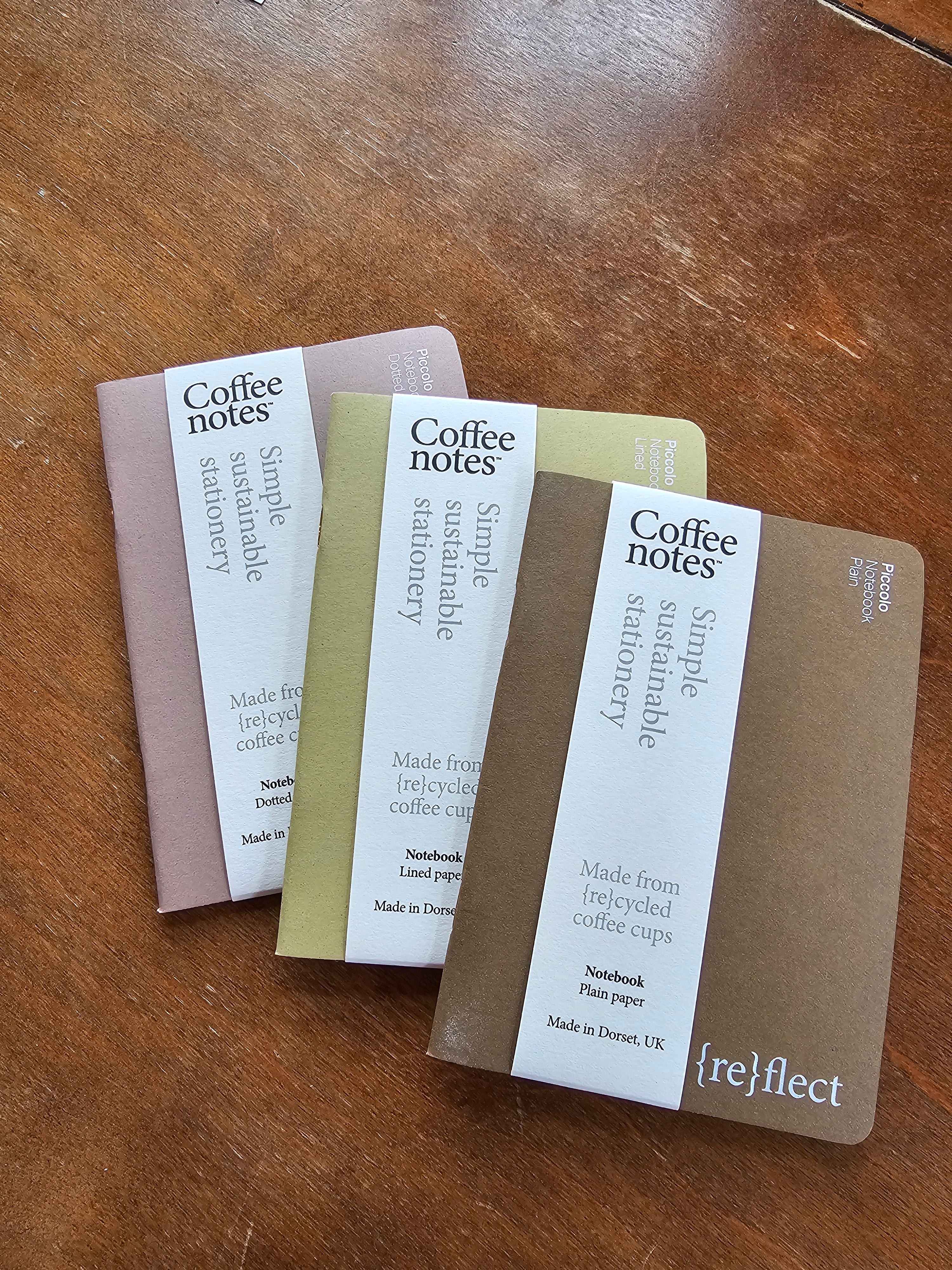 Recycled Coffee Cup Notebooks