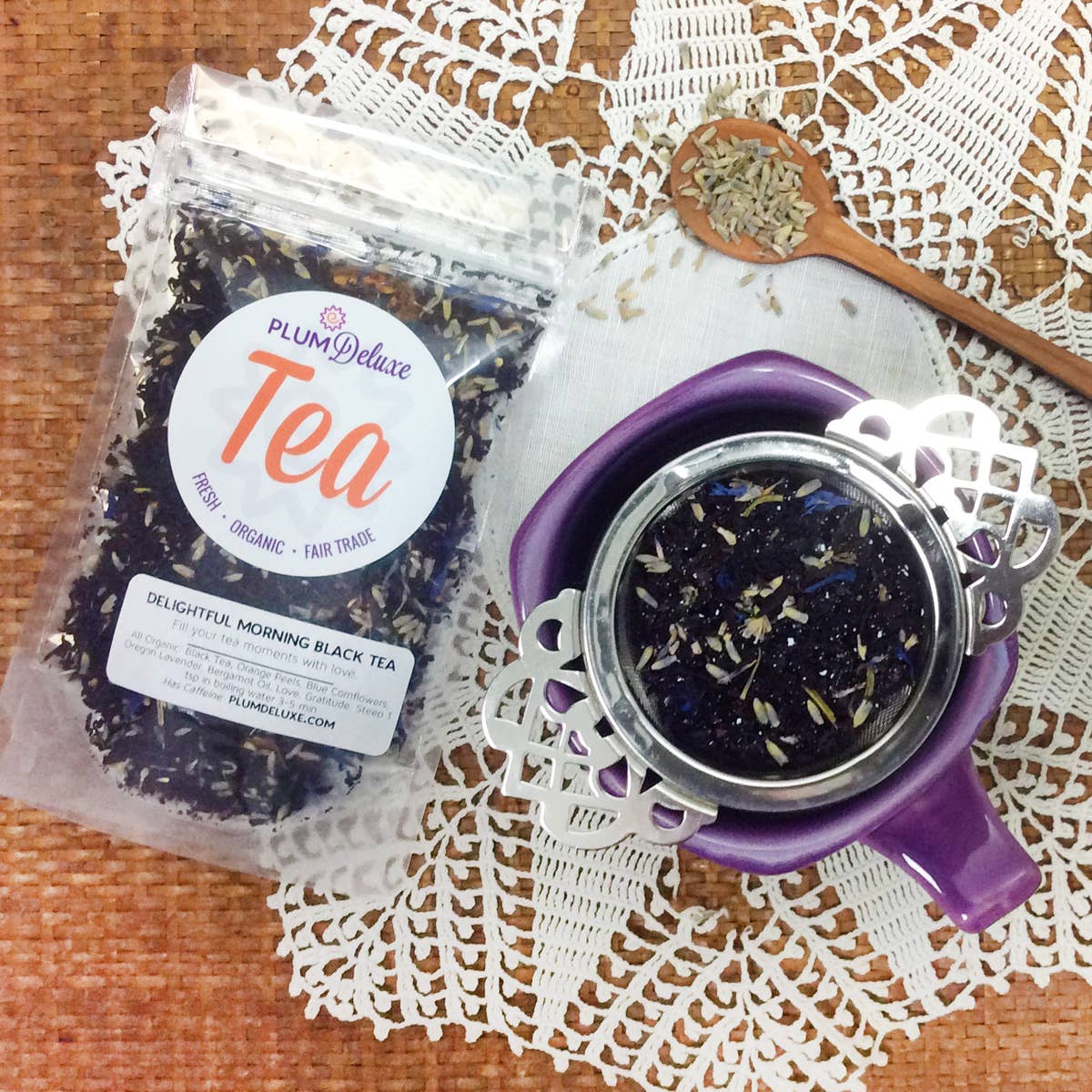 Delightful Morning Lavender Earl Grey Loose Tea