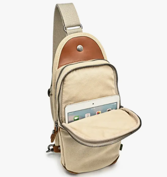 Canna Sling Bag Cream